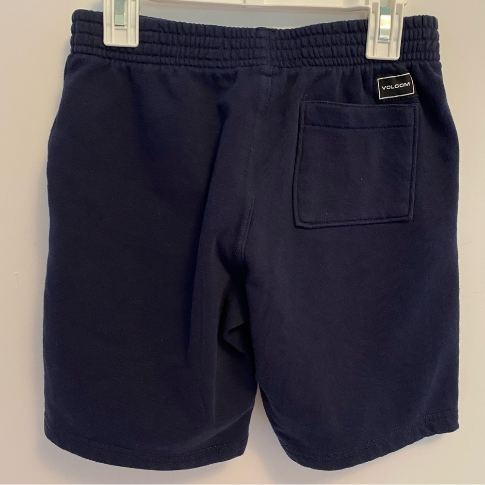 Volcom Boy's Athletic Fleece Sweatshorts Navy Blue Size S/ 8 Years - Picture 4 of 6